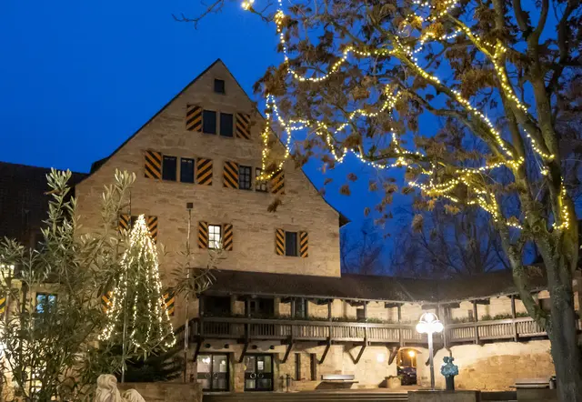 Deutschhof * Weinbrunnen * Herzogskelter | Foto: ehw