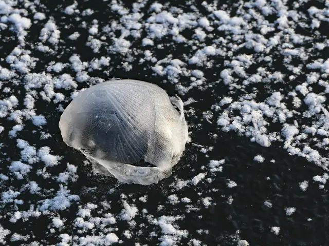 gefrorene Luftblase | Foto: KHW