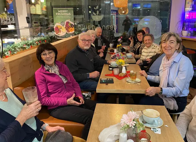 Zum Abschluss des Rundgangs war auch noch der Besuch im Cafe´ willkommen | Foto: privat