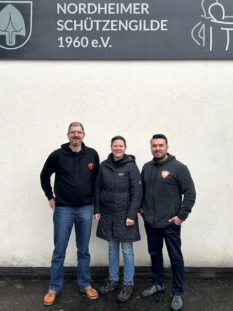 Die Wertungsschützen des Tages v.l.n.r: Mannschaftsführer Florian Schweizer, Oliva Rank-Schwab und Cumaali Eraslan | Foto: Schützengilde Neckarsulm e.V.