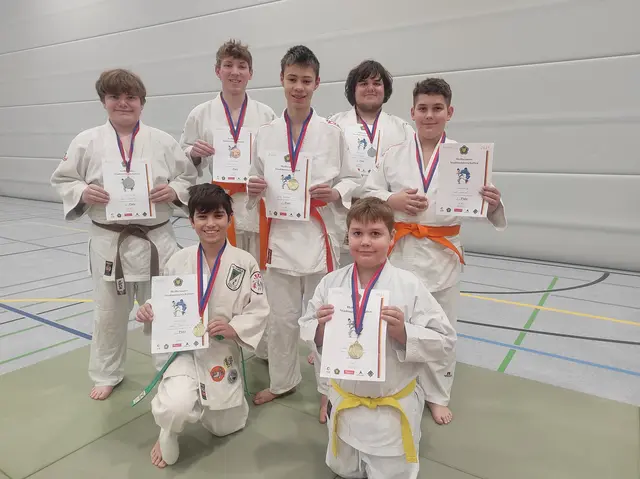 hi.v.li.: Len, Tim, Johann, Mika, Noel.
vo.v.li.: Yusuf, Leon | Foto: EN