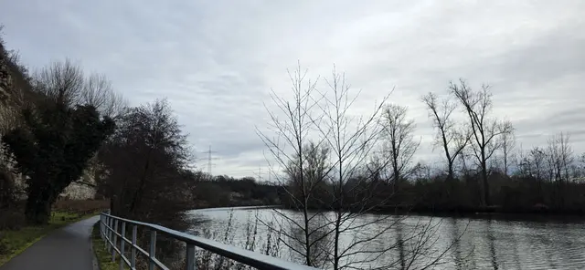 Unterwegs auf dem Neckarradweg Richtung Heilbronn. | Foto: privat Sibylle Tröber