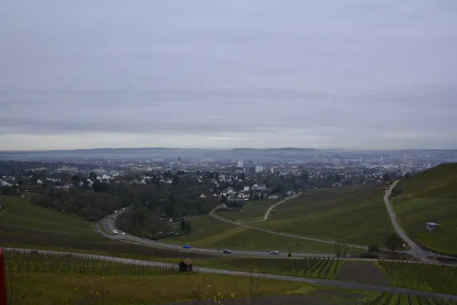 Ganz schön trüb der Blick auf Heilbronn. Das hatten wir schon besser. | Foto: Michael Harmsen