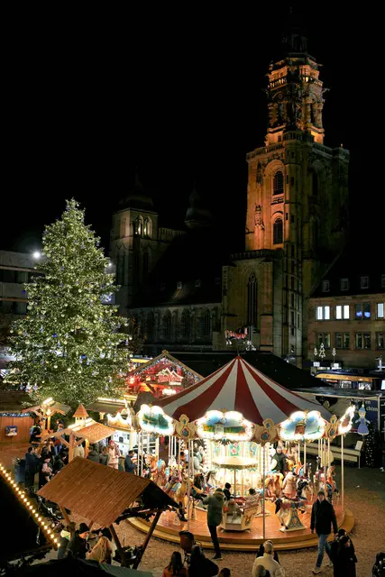 Blick vom Rathaus Richtung Kilianskirche | Foto: Ulrich Seidel