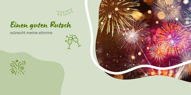 meine.stimme wünscht einen guten Rutsch ins neue Jahr 2026. | Foto: HSt-Grafik, Lukas Gojda/stock.adobe.com