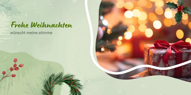 meine.stimme wünscht frohe Weihnachten. | Foto: HSt-Grafik, InfiniteStudio/stock.adobe.com