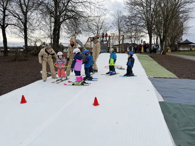 Zwergenkurse auf Schneematten | Foto: Skiclub Kirchheim