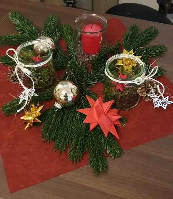 Die weihnachtliche Dekoration sprach alle an | Foto: Eigenes Bildmaterial