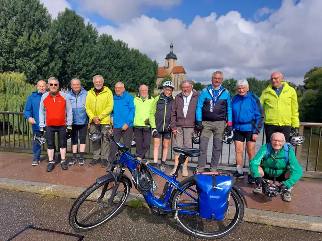 Gruppe der Lauffener "Dienstags-Radler". | Foto: Dienstags-Radler