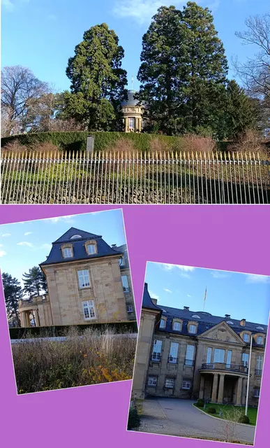 Zaunbilder von der Villa Reitzenstein, eine Führung war leider nicht zu bekommen, die sind über Jahre ausgebucht | Foto: Aurelia Kling