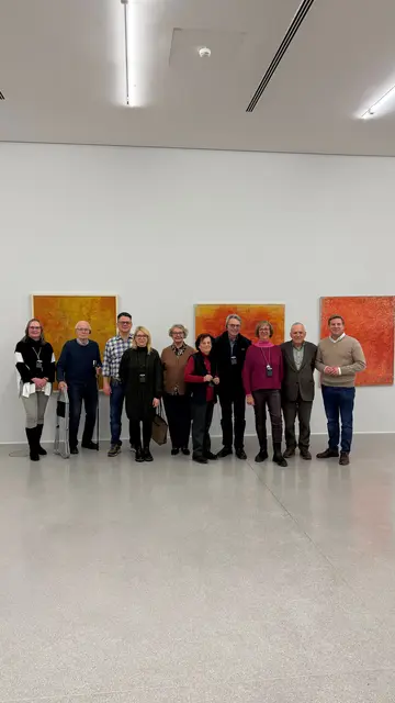 Gelungener Besuch des FDP Stadtverbands der Ausstellung 'Kosmos Busse' in der Kunsthalle Vogelmann | Foto: Privat
