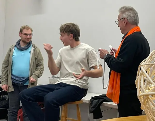 Jetzt wird der Magier gefesselt | Foto: Privat