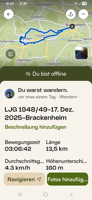 Unsere Wanderung in der Übersicht | Foto: E. Rosendorf