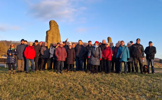 Die Jahresabschlusswanderung des Schwäbischen Albvereins, Ortsgruppe Untersteinbach führte von Bretzfeld über Adolzfurt und Scheppach zurück nach Bretzfeld. | Foto: Schwäbischer Albverein, Ortsgruppe Untersteinbach / Dietmar Binder