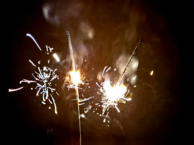 und Wunderkerzen. | Foto: Heidrun Rosenberger