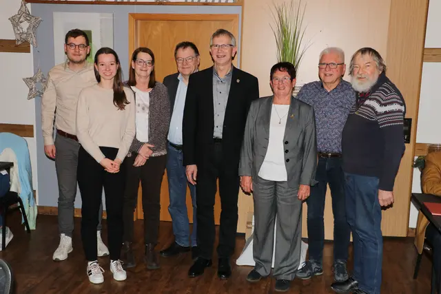 Die geehrten anwesenden Mitglieder | Foto: Foto: Privat