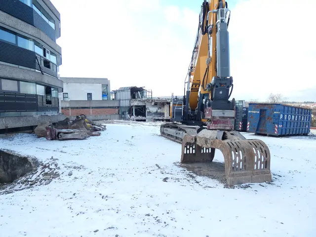 So hat es dort über die Feiertage ausgesehen - alles ruht und wartet auf den Alltag, damit der Abriss weitergehen kann.  | Foto: sigischlottke