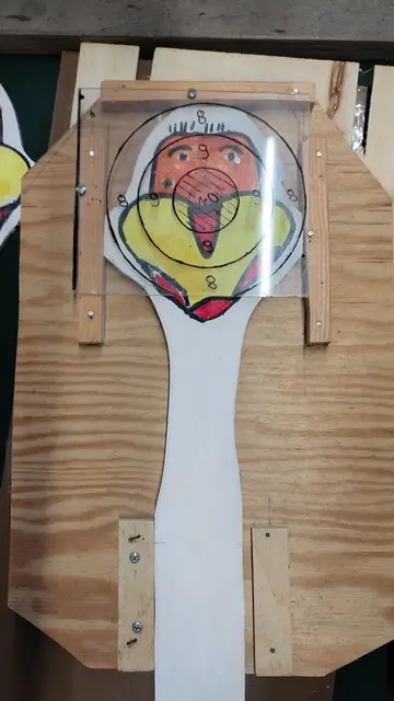 Die selbstgebastelte Scheibe war auf 100m durchaus eine Herausforderung. | Foto: Schützengilde Neckarsulm e.V.