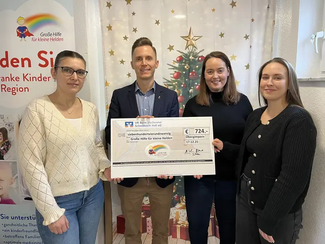 Bild:  Julia Schwab, Jonas Banar, Stefanie Strehlow und Marina Saalbach  | Foto: Quelle: Stiftung