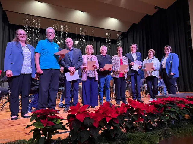Ehrungen der fördernden Mitglieder bei der Stadtkapelle Lauffen | Foto: privat