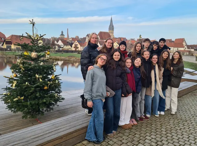 Bild: Spanische und deutsche Jugendliche genossen zusammen die Vorweihnachtszeit in Eppingen. | Foto: Alan Götz