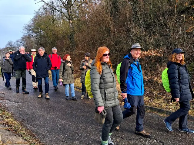 Gruppe 2 auf dem Rückweg | Foto: Albverein Weinsberg