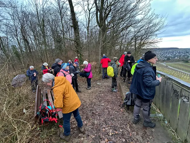 Gruppe 2 Vesperpause an der Hochgerichtstätte | Foto: Albverein Weinsberg