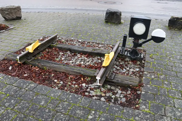 Altes Stellwerk am Bahnhof in Möglingen | Foto: Marga Specht