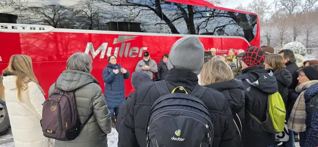 Herzliche Begrüßung durch die Gräfin bei der Ankunft. | Foto: privat Sibylle Tröber