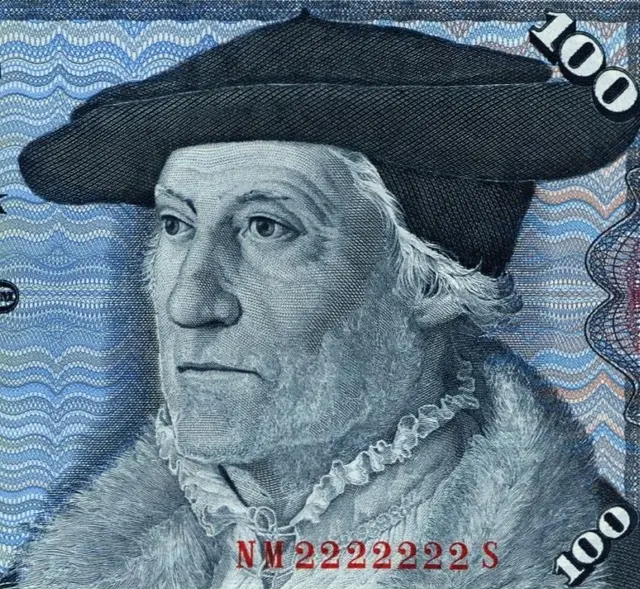 Der 100 DM Schein mit Sebastian Münster war von 1962-1991 im Umlauf  | Foto: Eigene Aufnahme 