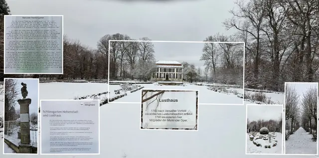 Barocker Heckengarten und Lusthaus. | Foto: privat Sibylle Tröber