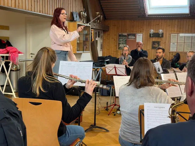 Praktische Übungen am Taktstock. | Foto: BKV