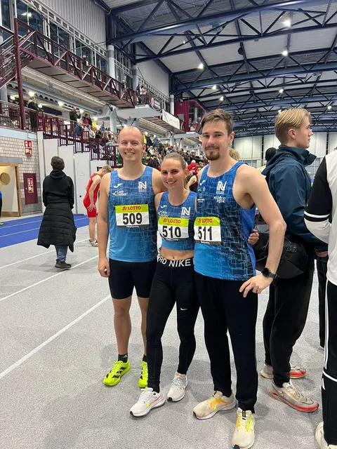 Gelungener Start in der Saison für Daniel Nadarzinski, Anika Sander und André Bierwagen | Foto: Eigenes Bild