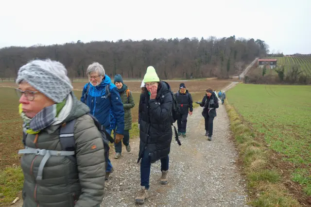Es geht Richtung Hessigheimer Felsengärten. | Foto: Isolde Reitz