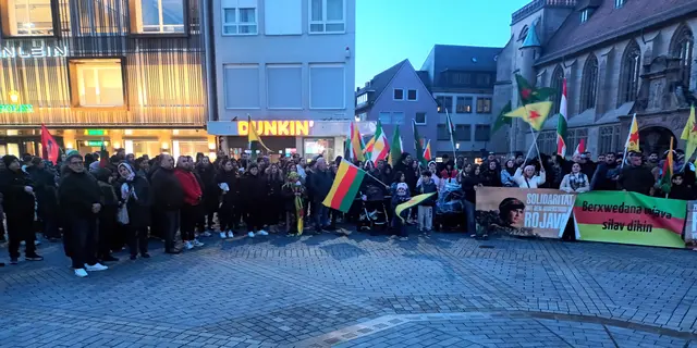 Die Freilassung von inhaftierten IS-Terroristen durch das syrische Regime ist verantwortungslos und wirkt wie ein Brandbeschleuniger für den Terror. In vielen europäischen Städten gibt es in dieser Woche Kundgebungen und Demonstrationen. | Foto: MLPD