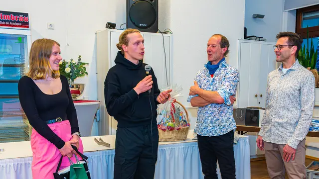 V.l.n.r.: Franziska Brauße, Luka Zetzsche, Thomas Wörner, Oliver Volz | Foto: Guenter Paulik