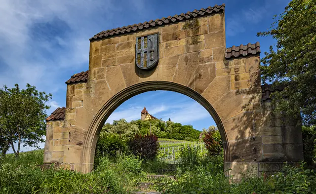 Blick auf Schloss Stocksberg bei Stockheim | Foto: ehw