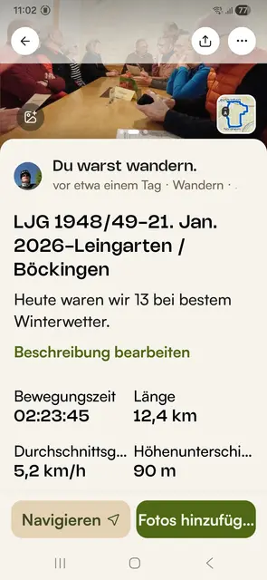 unsere Route im Blick | Foto: E. Rosendorf