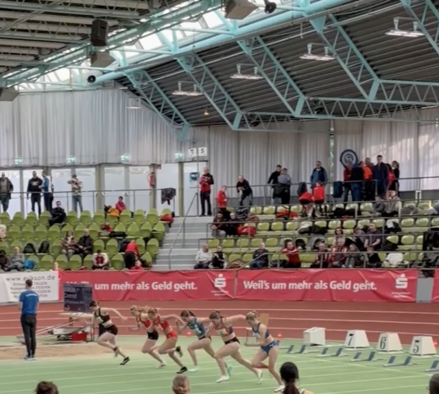 60m Sprint mit Annika Dussinger | Foto: Eigenes Bild