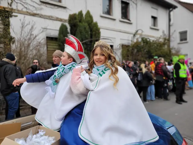 . . . das Gundelsheimer Kinder-Prinzenpaar. | Foto: Hans Peter Schmitt