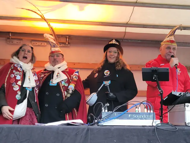 Jetzt haben die Prinzessin und der Prinz das Singen und Sagen. | Foto: Hans Peter Schmitt