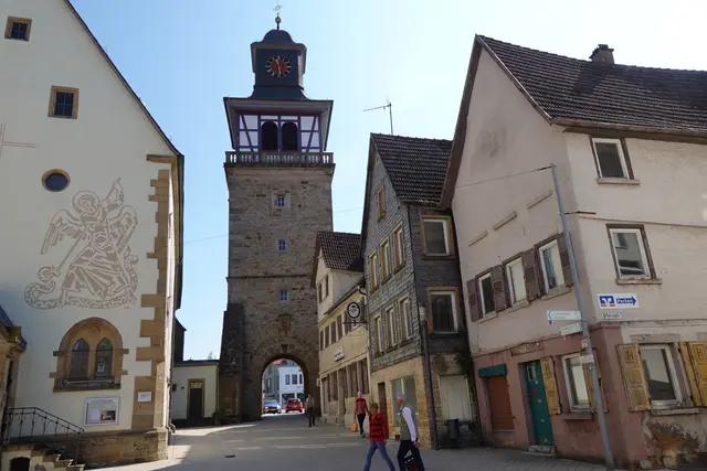 Das Stadttor in Neuenstadt am Kocher. | Foto: Hans Peter Schmitt