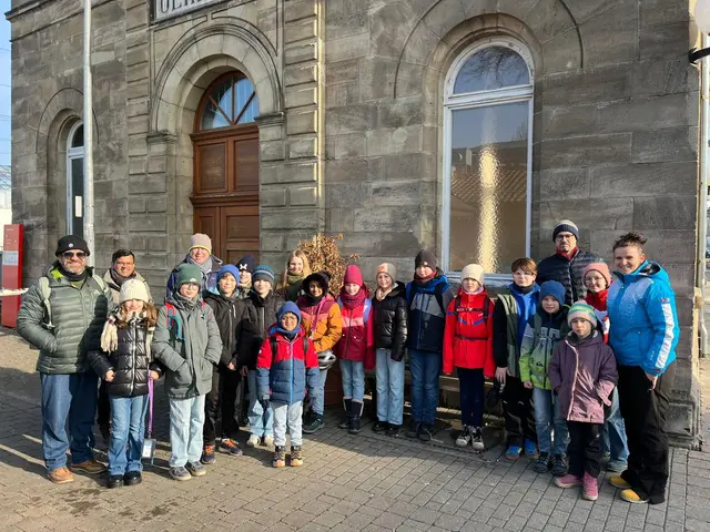 Bildunterschrift: Viel Spaß hatten die Tennis-Kids der TSG Hohenlohe beim Schlittschuhlaufen in Heilbronn! | Foto: TSG Hohenlohe