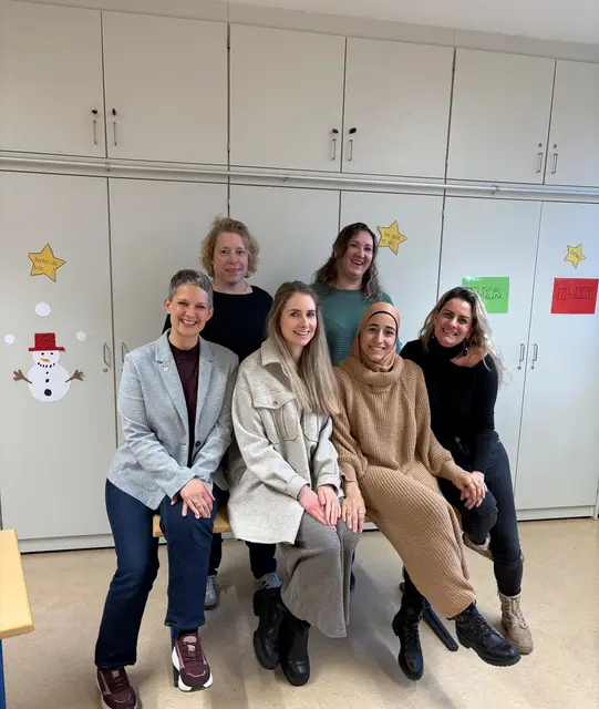 Heilbronner Stadträtin und SPD-Landtagskandidatin Tanja Sagasser-Beil (hinten links) macht mit beim „Seitenwechsel", einer Aktion des Paritätischen. | Foto: ASB Region Heilbronn-Franken