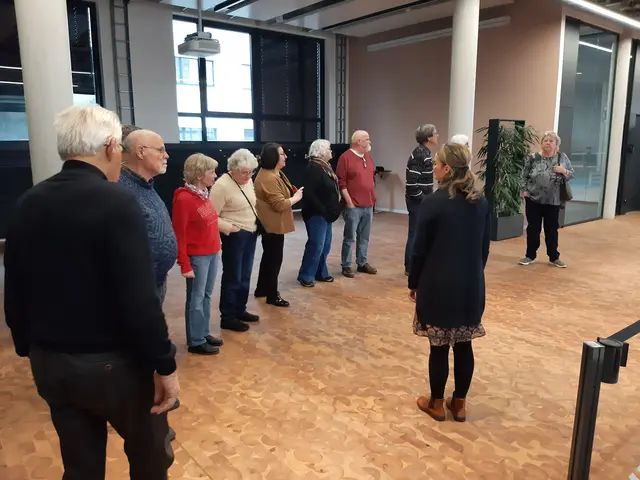 Beim Vortrag | Foto: privat