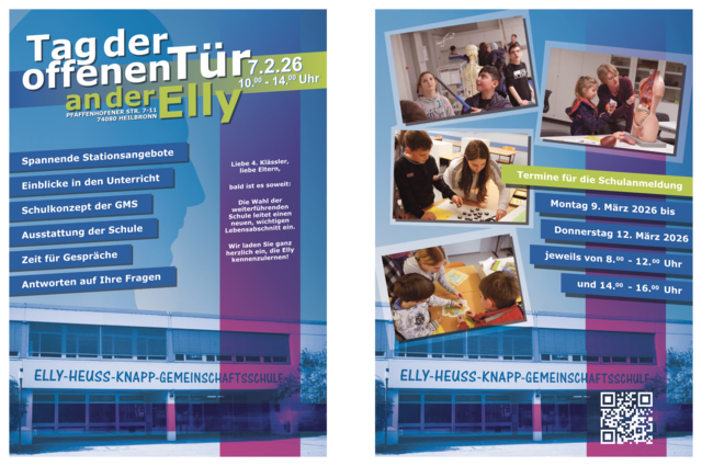 Flyer Tag der offenen Tür | Foto: Elly-Heuss-Knapp-GMS