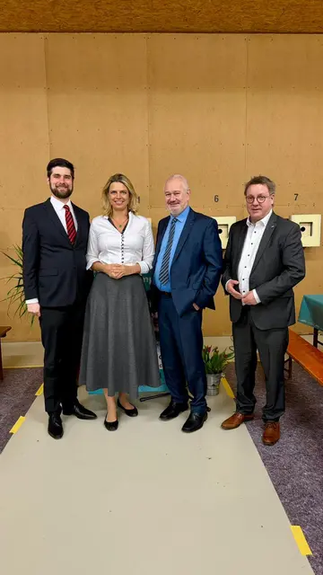 v. l. n. r. Reinwald, Schweizer, Brösch, Dr. Preusch | Foto: privat