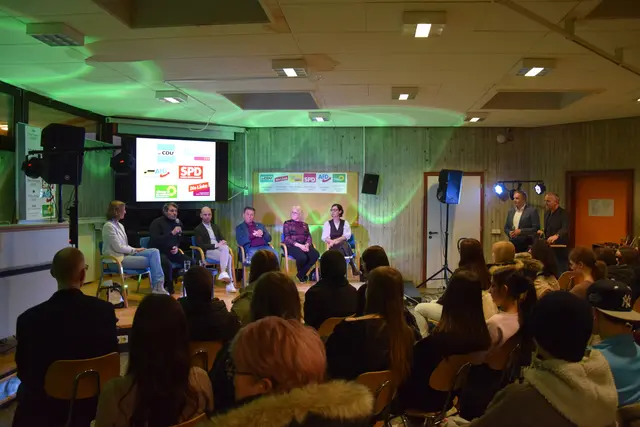 Die Aula der Helmbundschule war gut besucht | Foto: HBS
