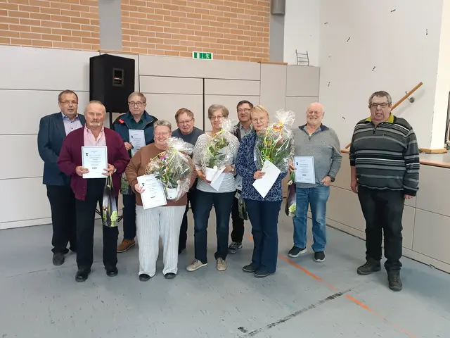 Ehrungen 10-jährige Mitgliedschaft | Foto: Thomas Fischer