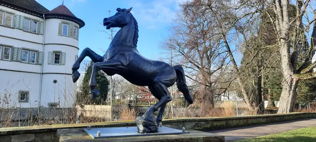 Das Wappentier von Bad Rappenau  | Foto: Ingrid Wiedmaier 